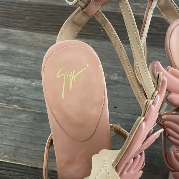 Giuseppe Zanotti Cruel Summers Sz 8 Authentic Heels Made in Italy, Pale Pink - Picture 12 of 14